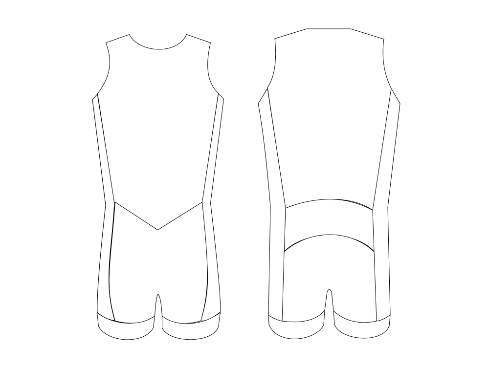 Tri-Olímpico, frente y espalda (referencia)